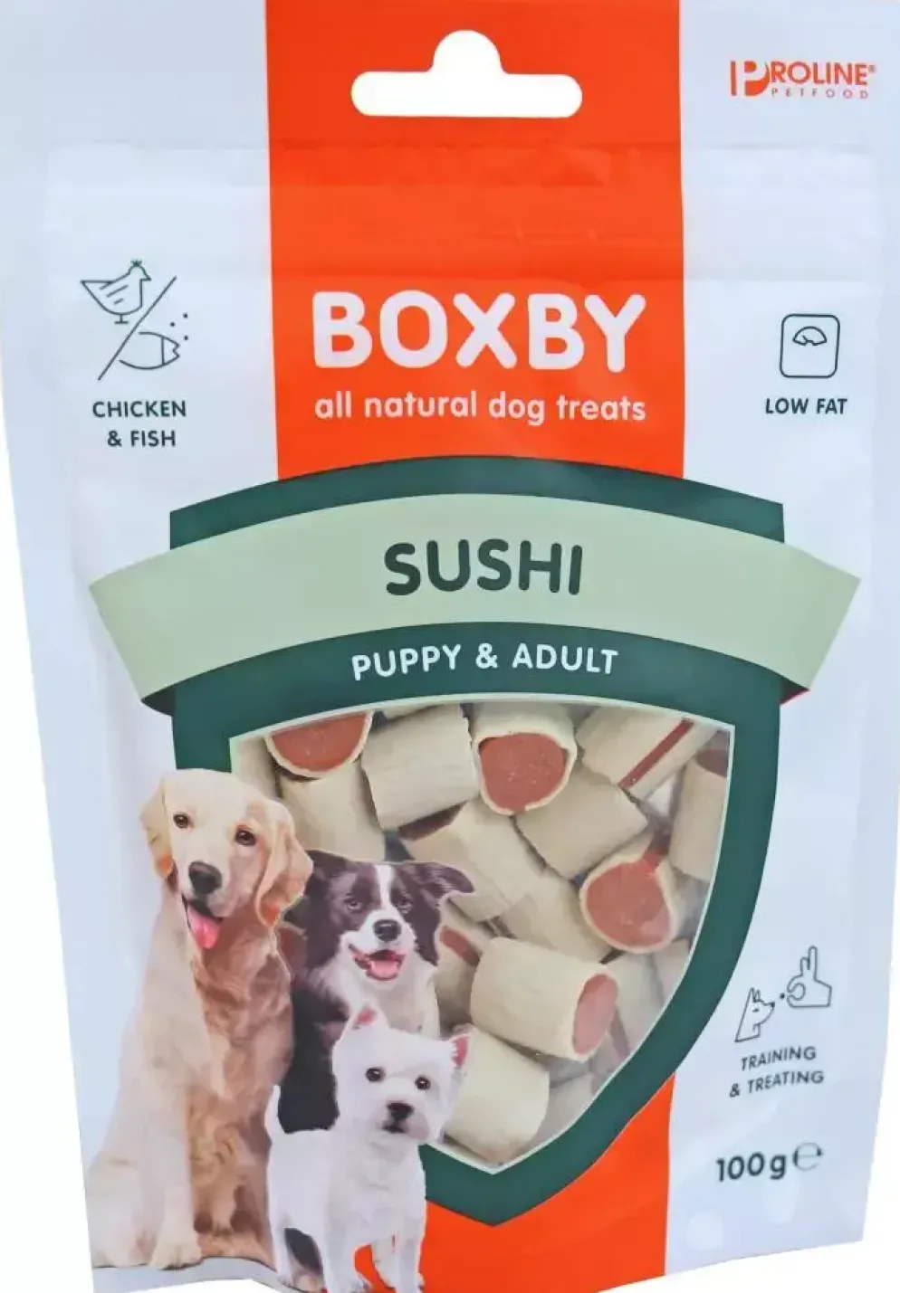 Boxby Sushi kip & vis 100 gram
