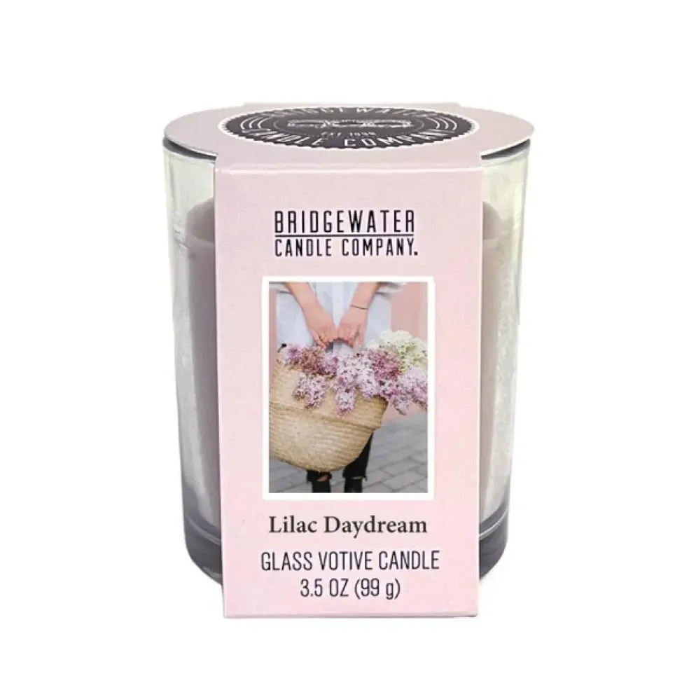 Bridgewater geurkaars glas votive lilac daydream