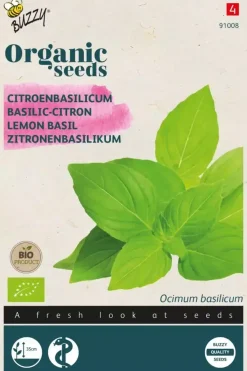 Buzzy® Basilicum Citroensmaak (BIO)