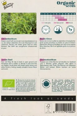 Buzzy® Basilicum Citroensmaak (BIO)