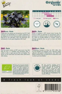 Buzzy® Basilicum Rosie (BIO)