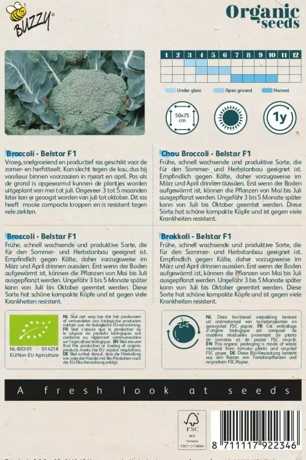 Buzzy® Broccoli Belstar F1 (BIO)