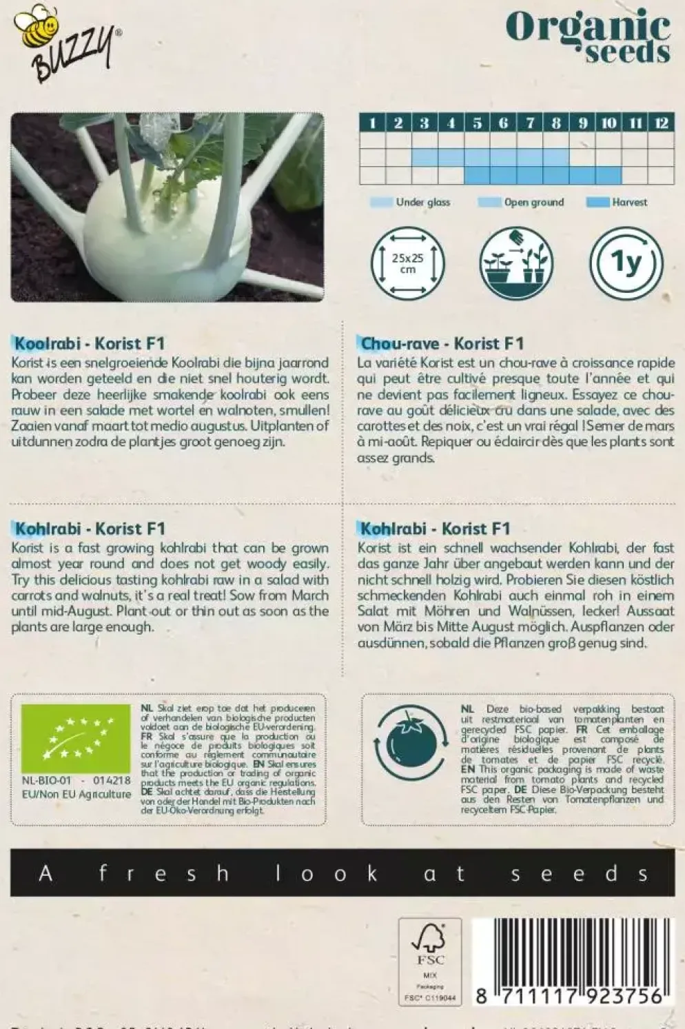 Buzzy® Koolrabi Korist F1 (BIO)
