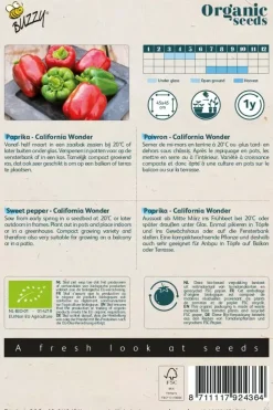 Buzzy® Paprika California Wonder (BIO)