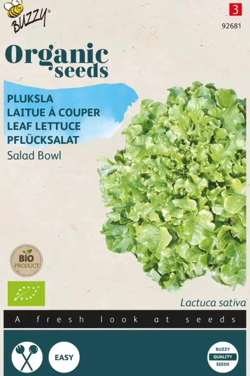 Buzzy® Pluksla Salad Bowl, groen (BIO)