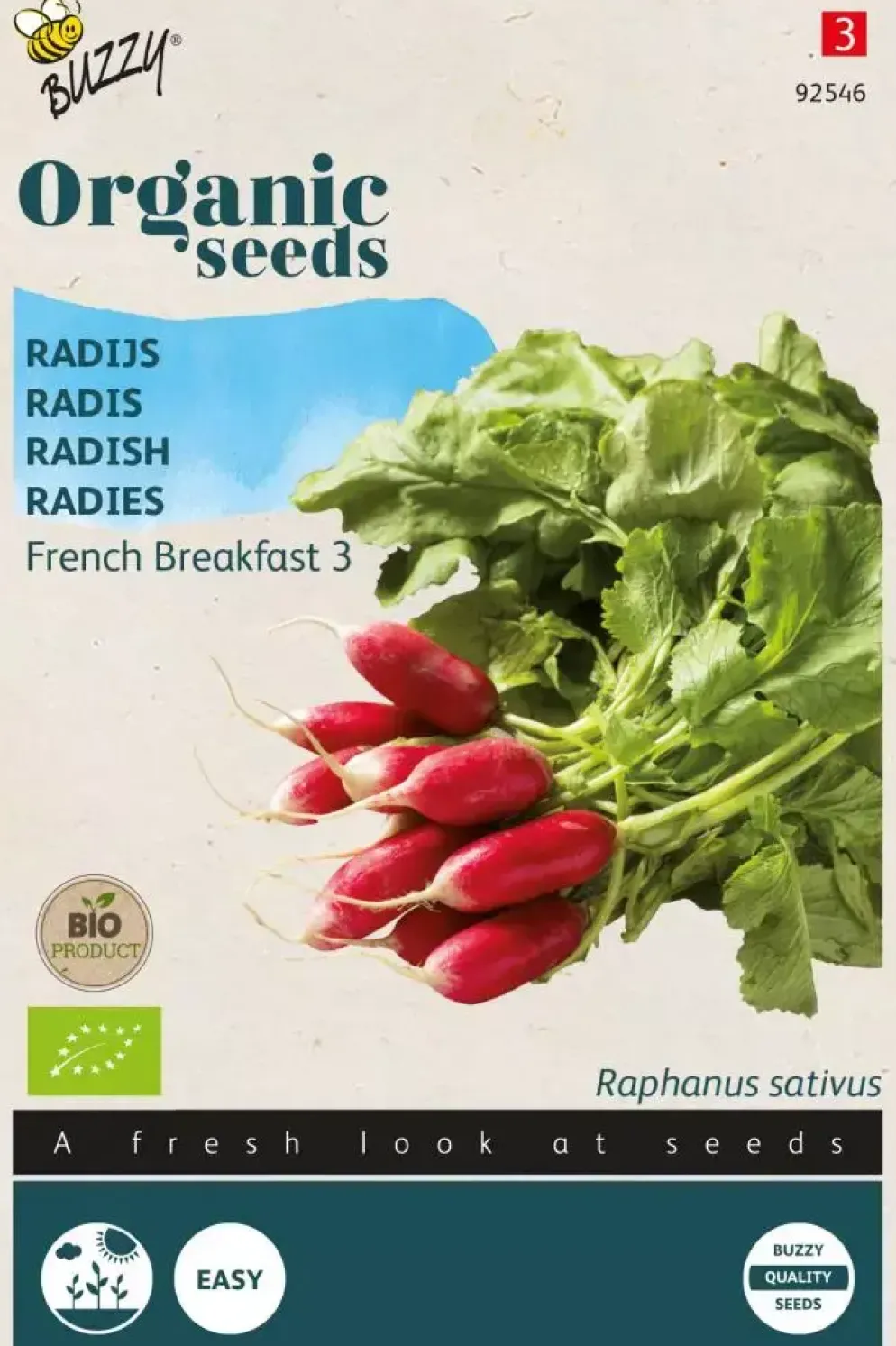 Buzzy® Radijs French Breakfast 3 (BIO)