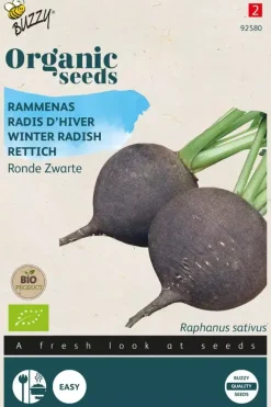 Buzzy® Rammenas Ronde Zwarte (BIO)