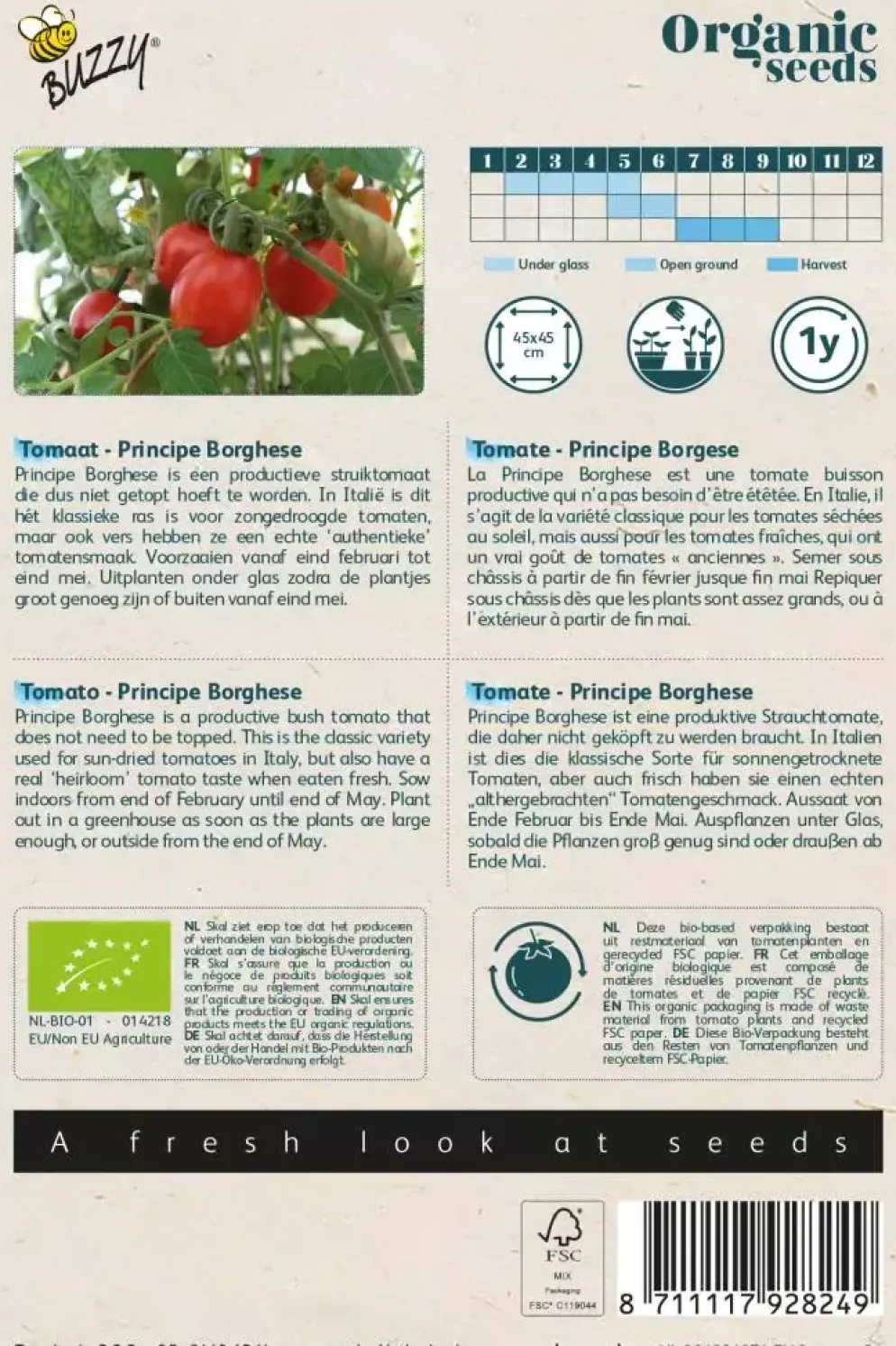 Buzzy® Tomaten Principe Borghese (BIO)