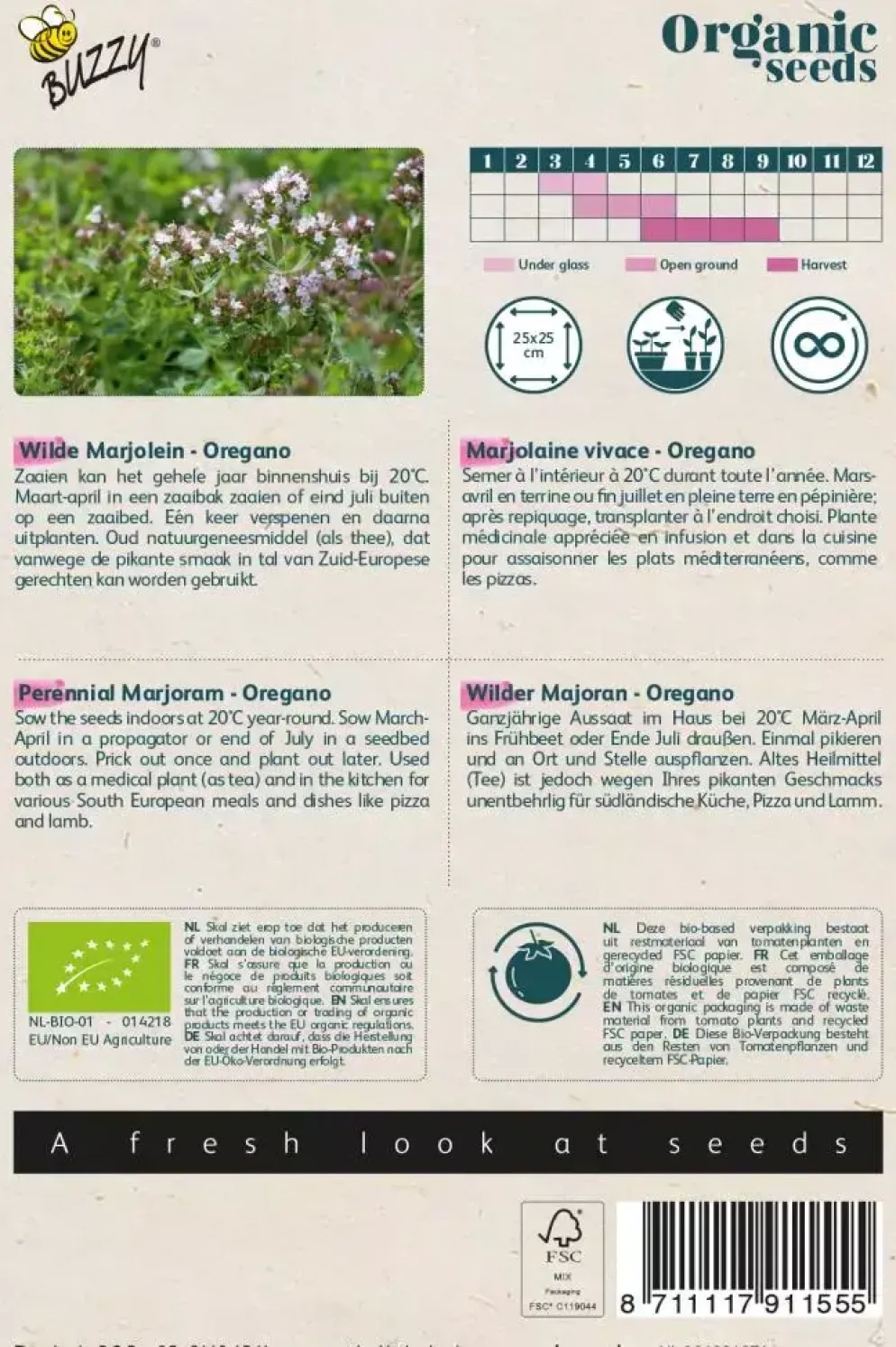 Buzzy® Wilde Marjolein - Oregano (BIO)