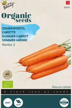 Buzzy® Zomerwortelen Nantes 2 (BIO)
