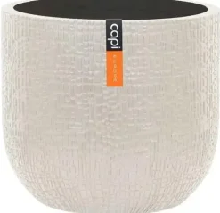 Capi bloempot Bol Skin 14x13 cm Beige