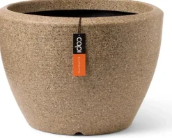 Capi Europe Pot bol Arc Granite 60x48 warm taupe