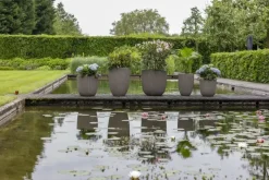 Capi nature groove nl bol bloempot 54x52 cm warme taupe