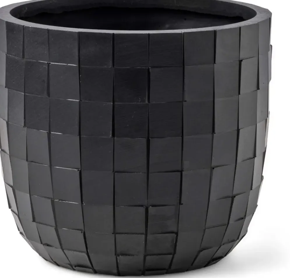 Capi Pot bol blocks d9h8cm zwart