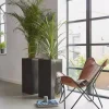 Capi Pot rechthoek Smooth NL 36x36x79 zwart