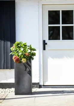 Capi Pot rechthoek Smooth NL 36x36x79 zwart