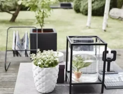 Capi urban smooth nl plantenbak square 40x40x40 cm zwart