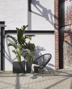 Capi urban smooth nl plantenbak square 40x40x40 cm zwart