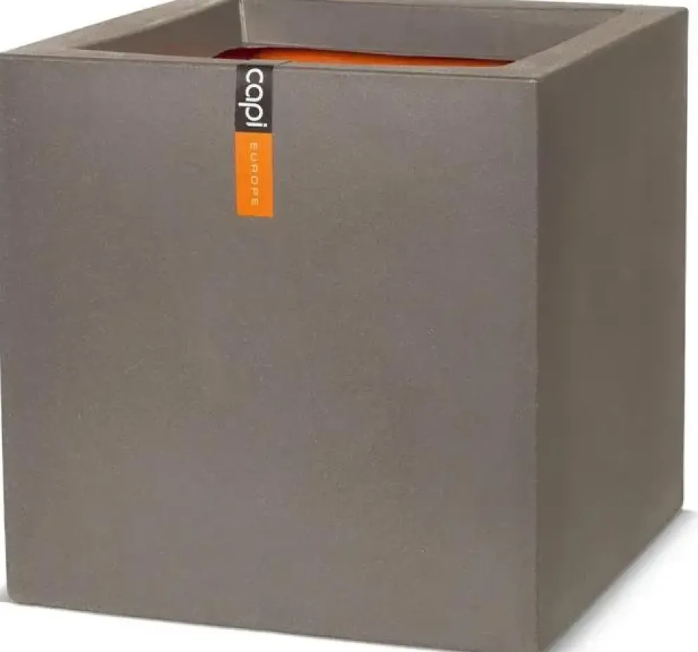 Capi Vierkant Smooth 40x40x40 Taupe