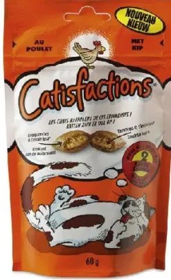 Catisfactions kattensnack kip 60g