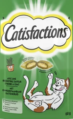 Catisfactions kattensnack kattenkruid 60g