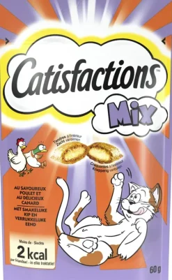 Catisfactions kattensnack kip & eend 60 g