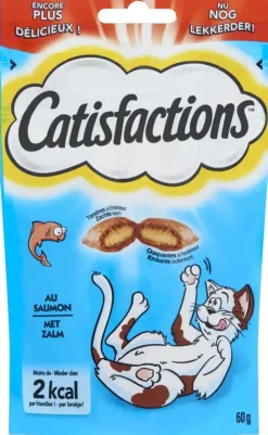 Catisfactions kattensnack zalm 60g