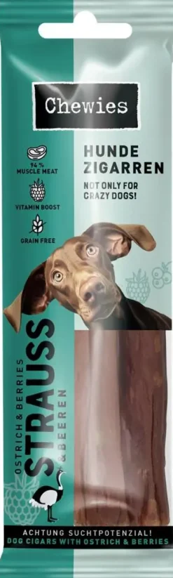 Chewies Hondensigaar struisvogel & bessen 75g