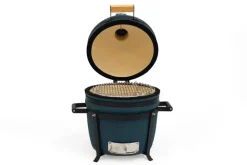 Compact kamado barbecue blauw 16 inch