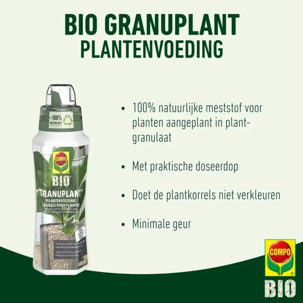 Compo Bio granuplant plantenvoeding vloeibaar 500ml