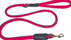 Coralpina leash Cinquetorri fluoriserend roze, 18 mm/110 cm