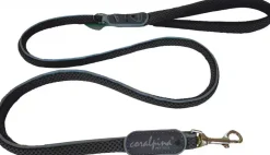 Coralpina leash Cinquetorri zwart, 10 mm/110 cm. C400BG030