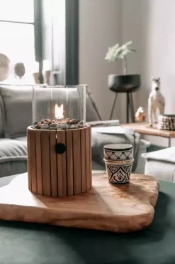 Cosi Fires gaslantaarn cosiscoop timber round