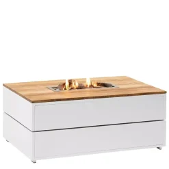 Cosi Fires vuurtafel cosipure 120 white/teak