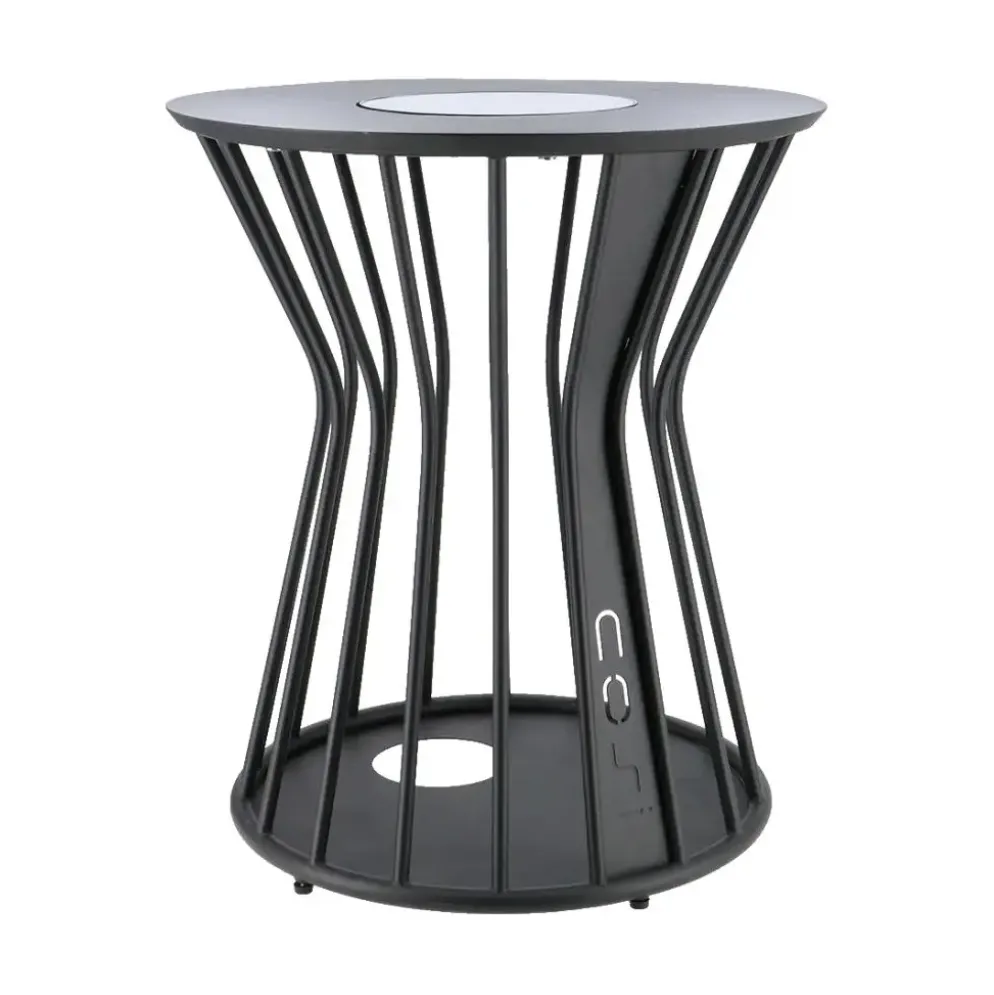 Cosilumia solar lounge tuintafel 52x60cm black