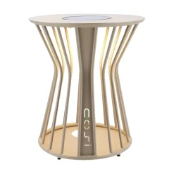 Cosilumia solar lounge tuintafel 52x60cm sandy beige