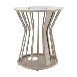 Cosilumia solar lounge tuintafel 52x60cm sandy beige