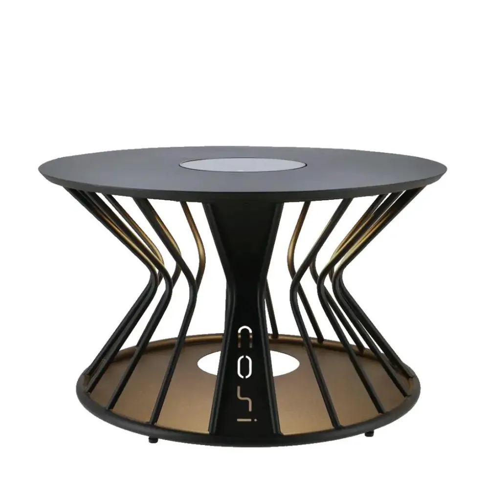 Cosilumia solar lounge tuintafel 70x41cm black