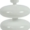 Countryfield kandelaar glas angelia 9x16.5cm wit