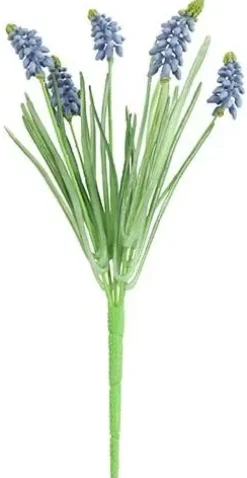 Countryfield kunsttak muscari 5cm blauw
