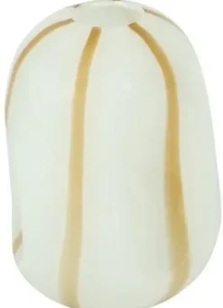 Countryfield vaas glas sweet-candy 20x27cm wit