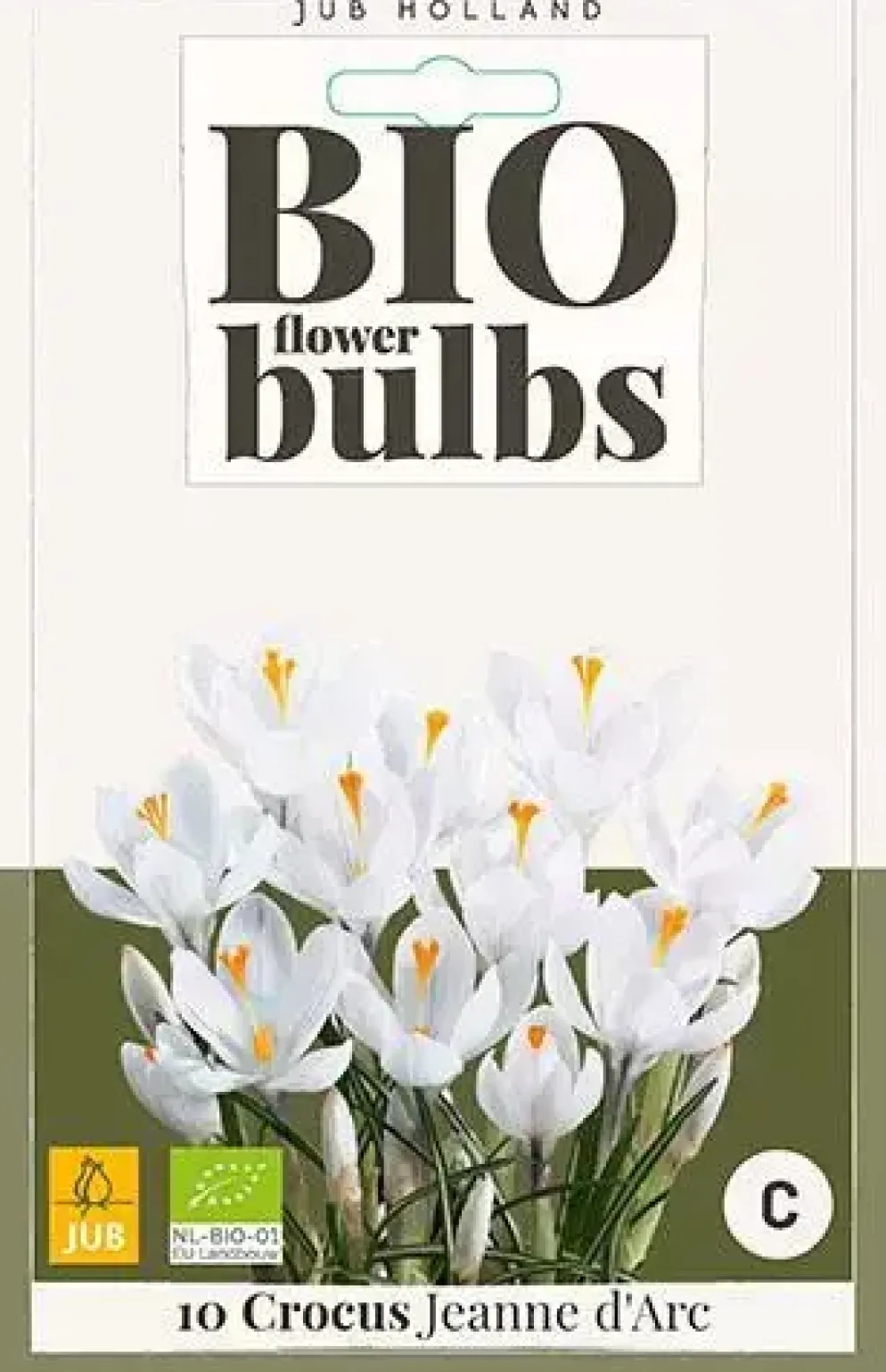 Crocus Jeanne d'Arc 10 stuks biologisch geteeld