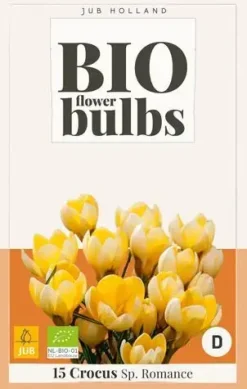 Crocus Romance 15 krokusbollen biologisch geteeld