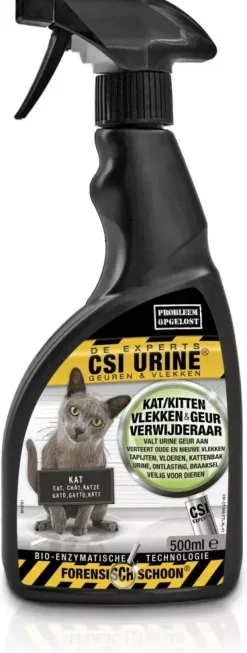 CSI Urine Vlek- en Geurspray – Kitten & Kat 500ml