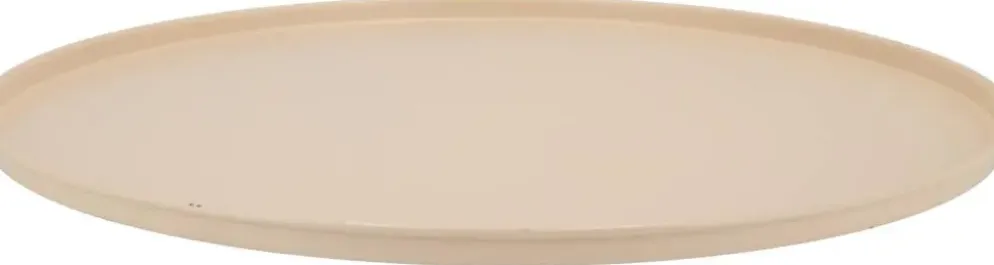 Daan Kromhout Design dienblad metaal coaster 46x2cm cream