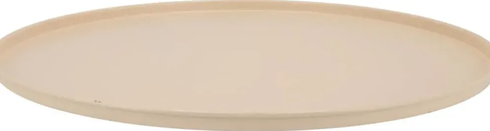 Daan Kromhout Design dienblad metaal coaster 36x2cm cream