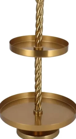 Daan Kromhout Design etagere metaal majestic 35x62cm gold