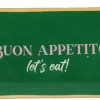 Daan Kromhout Design tegeltje glas buon appetito 20x10cm