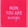 Daan Kromhout Design tegeltje mom you are magie 10x10cm pink