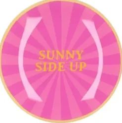 Daan Kromhout Design tegeltje glas sunny side up 18x18cm